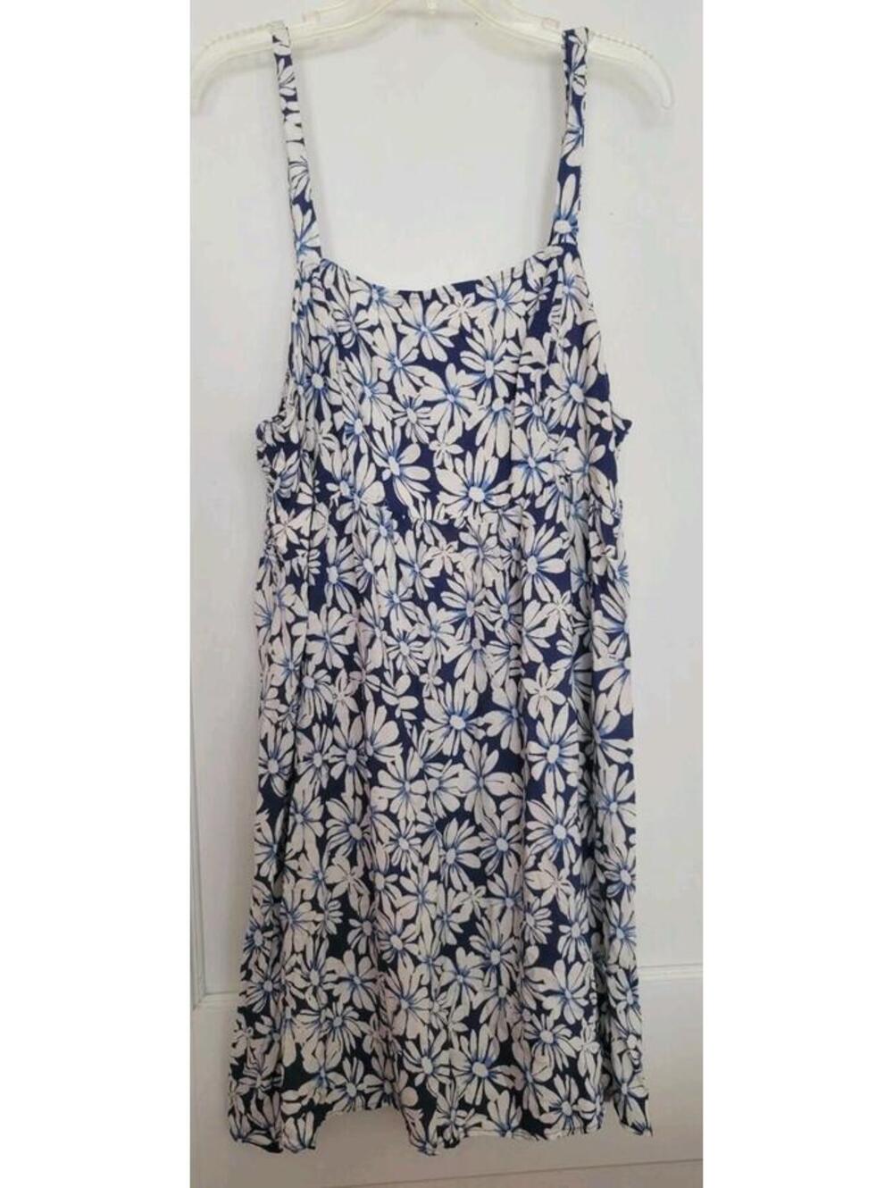Rewind Dress 2XL Blue Floral Mini Flare NWT Women Whimsical Sleeveless